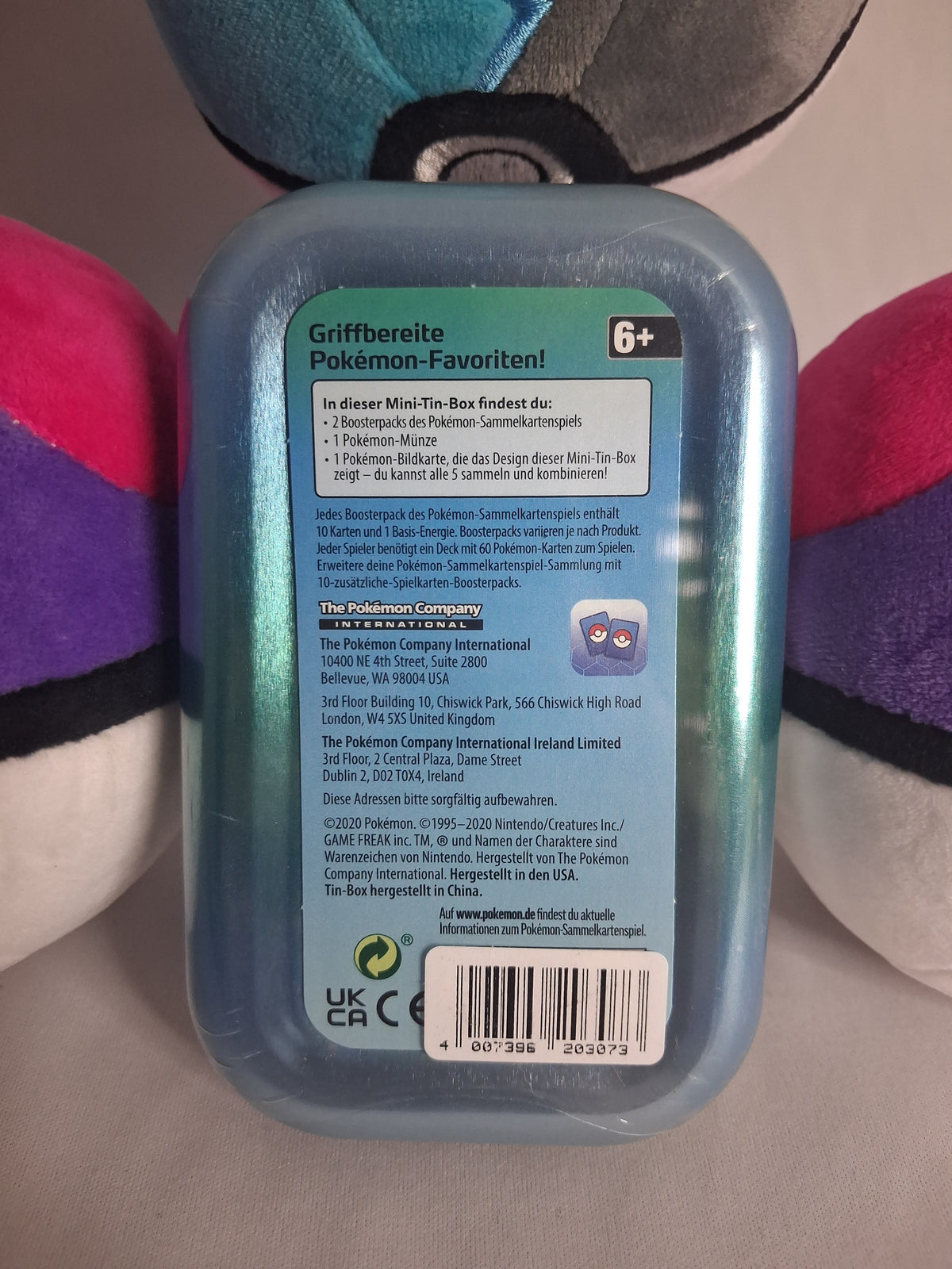 Galar-Freunde Mini Tin (DE) Memmeon Artwork - 2023 - Sealed