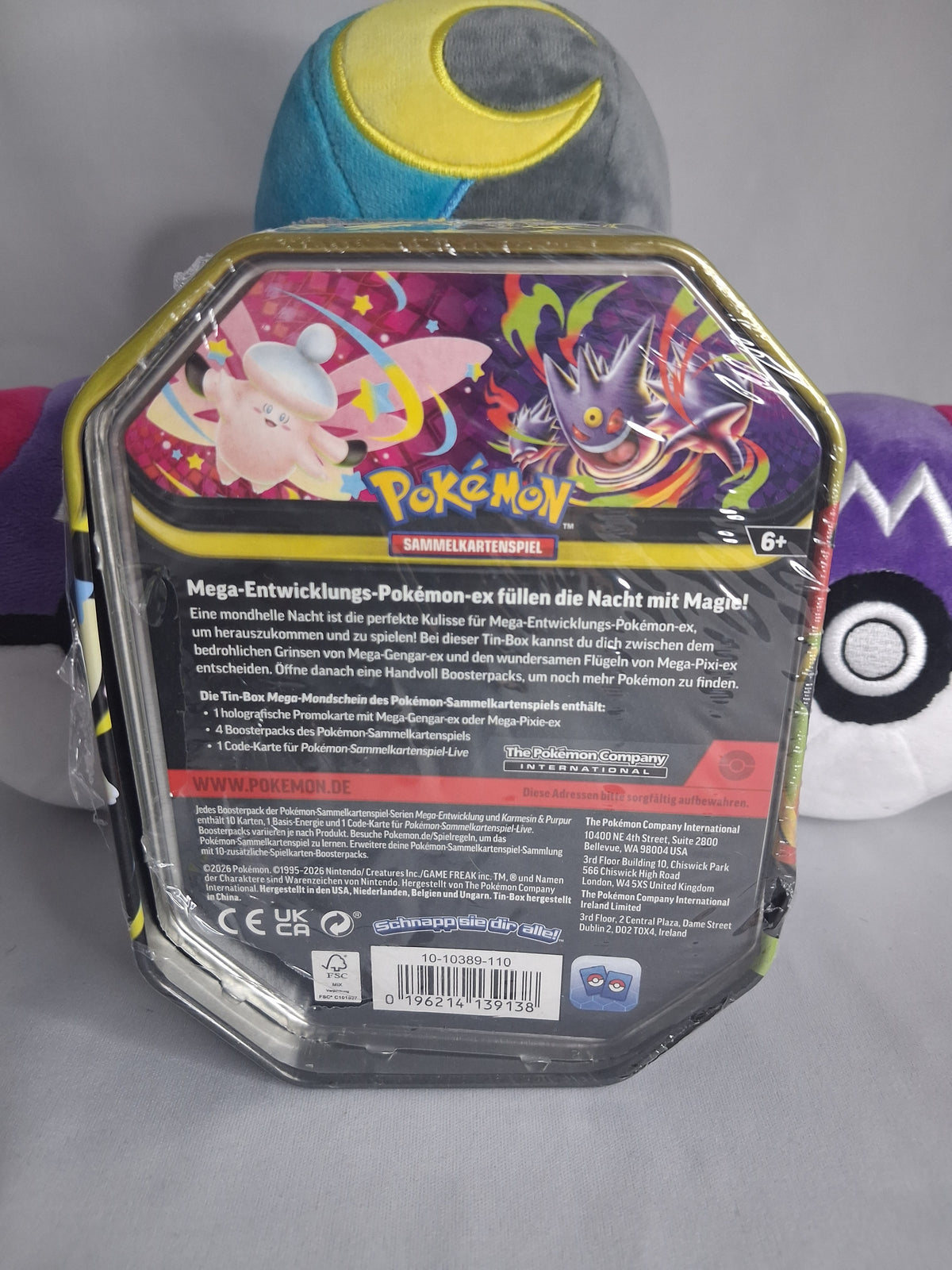 Mega-Gengar ex Mondschein Tin (DE) - 2026 - Sealed (Folie beschädigt)