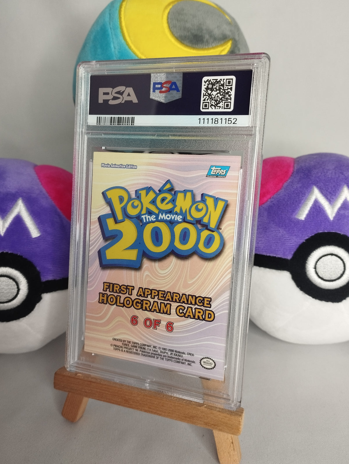 Pokémon Karte Hoothoot Pokemon The Movie 2000 First Appearance Foil Topps PSA 7