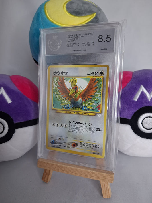Pokémon Karte Ho-Oh Japanese Neo Revelation #250 PSA PGS 8,5 Mint WOTC Hooh JP