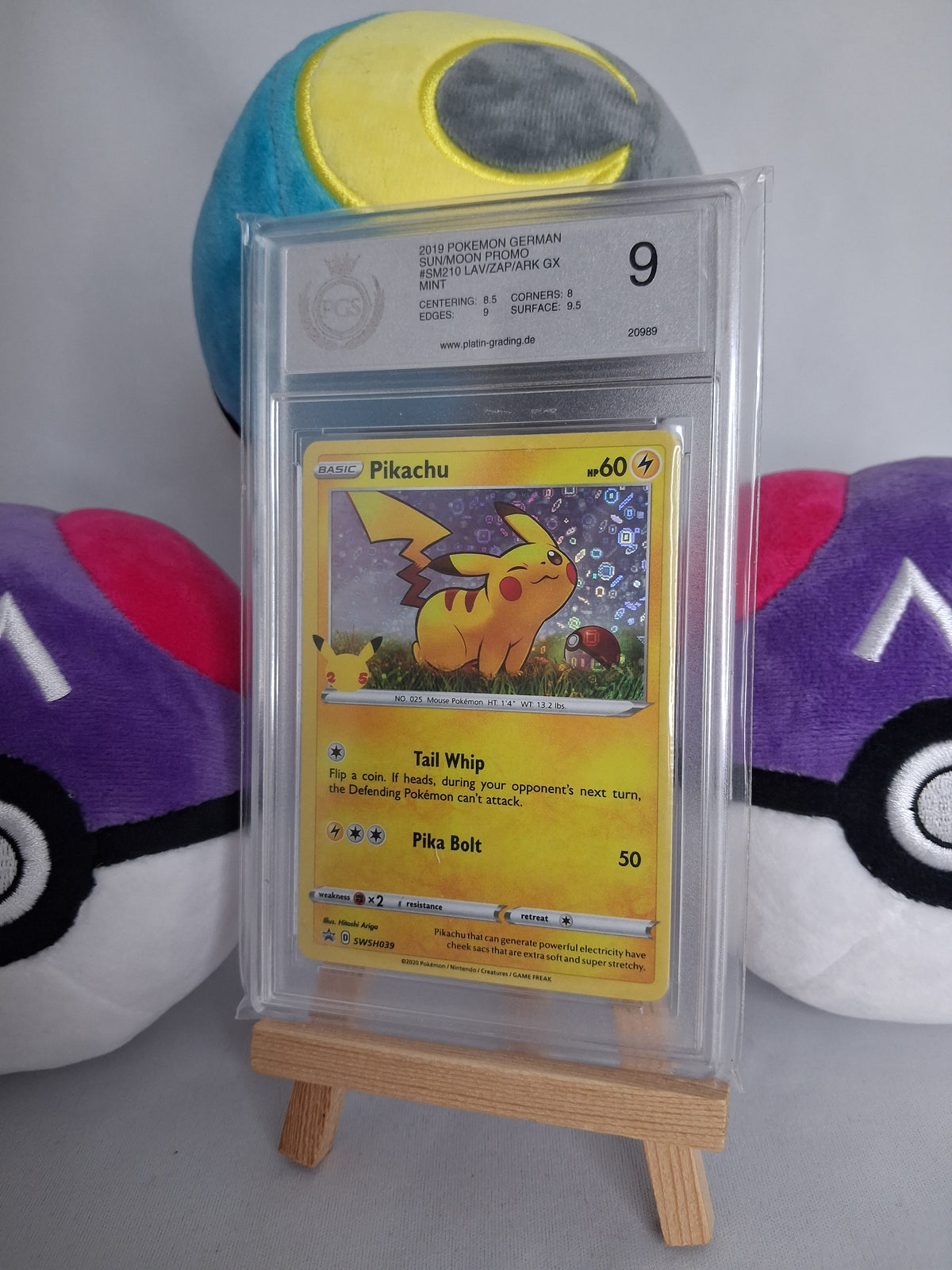 Pikachu - SWSH Promo (DE) - SWSH039 - Mislabel Holo - PGS 9