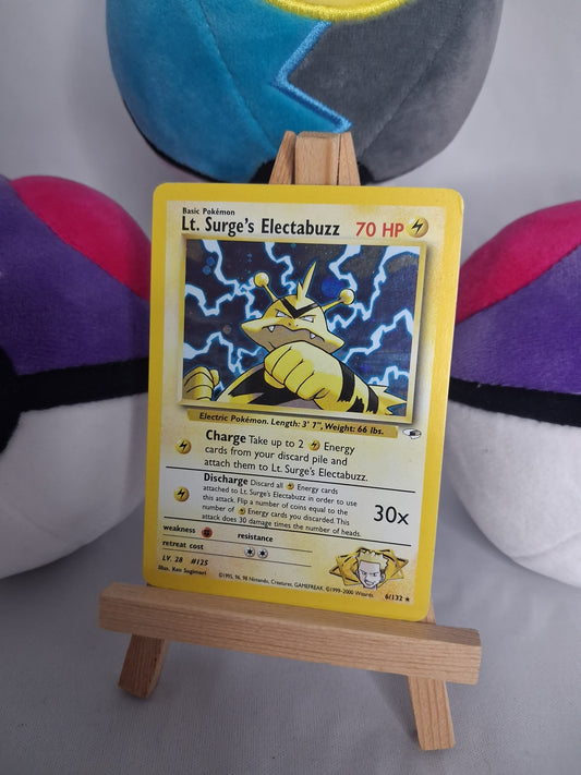 Major Bobs Elektek (Lt. Surge´s Electabuzz) - Gym Heroes (EN) - 6/132 - Holo - GD