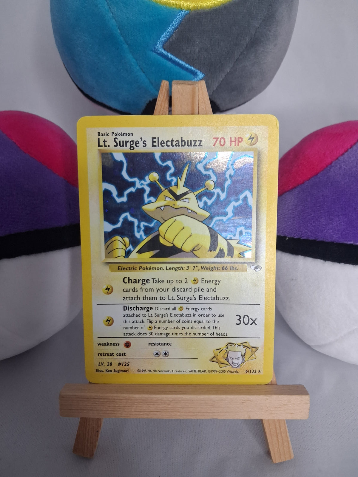Major Bobs Elektek (Lt. Surge´s Electabuzz) - Gym Heroes (EN) - 6/132 - Holo - GD