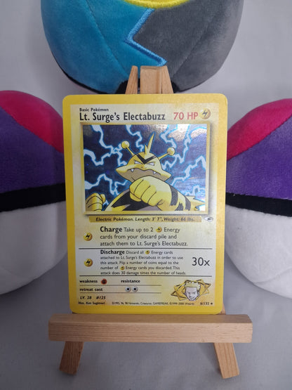 Major Bobs Elektek (Lt. Surge´s Electabuzz) - Gym Heroes (EN) - 6/132 - Holo - GD