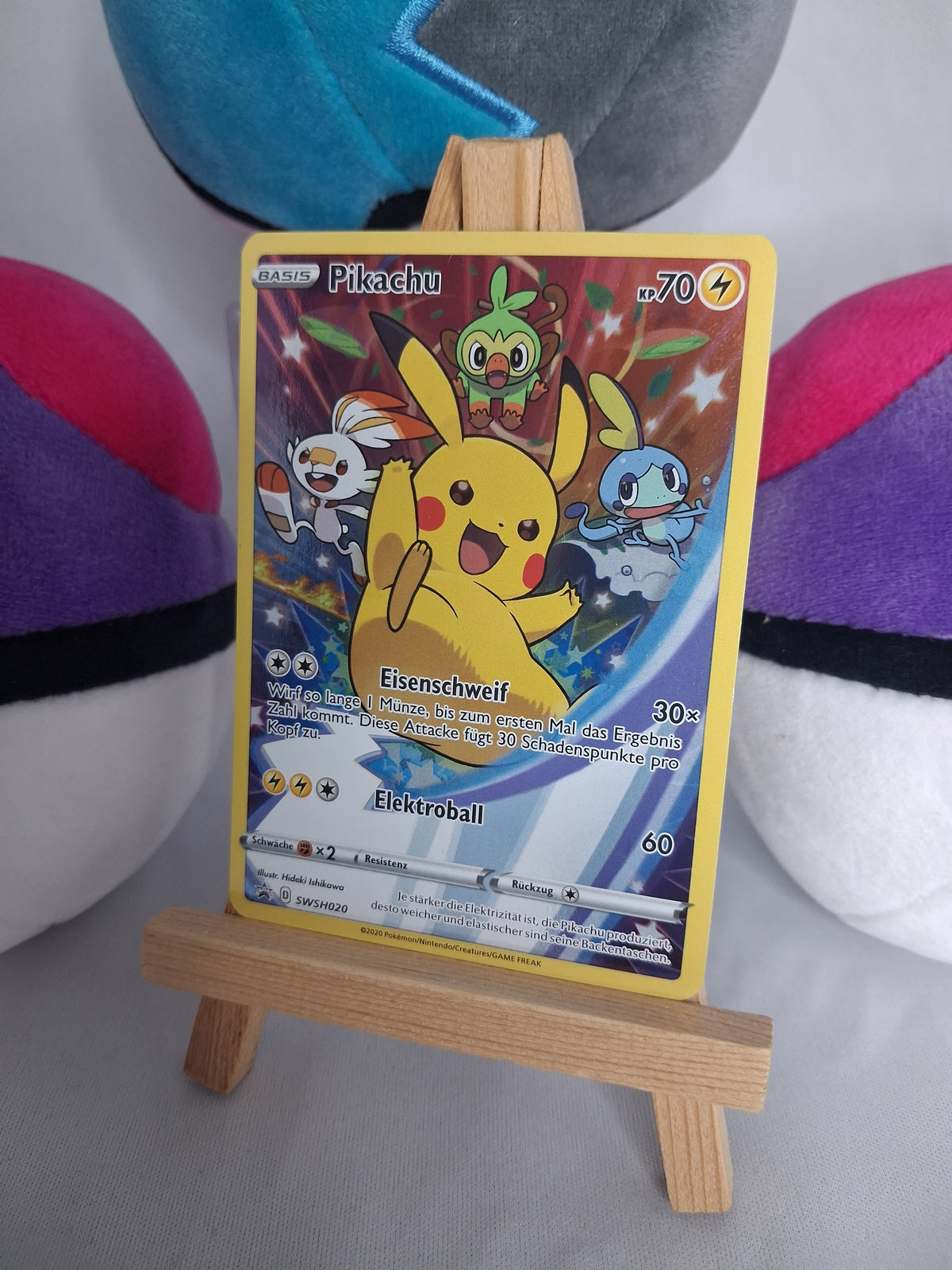 Pikachu - SWSH Promo (DE) - SWSH020 - Full Art - NM/EX
