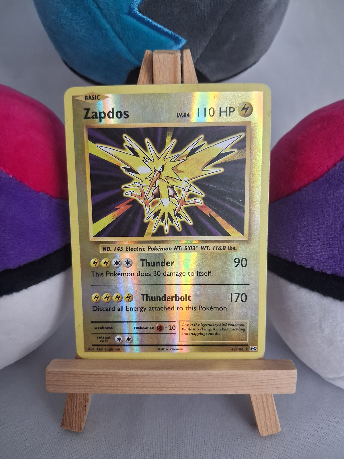 Zapdos - XY Evolution (EN) - 42/108 - Reverse Holo - LP