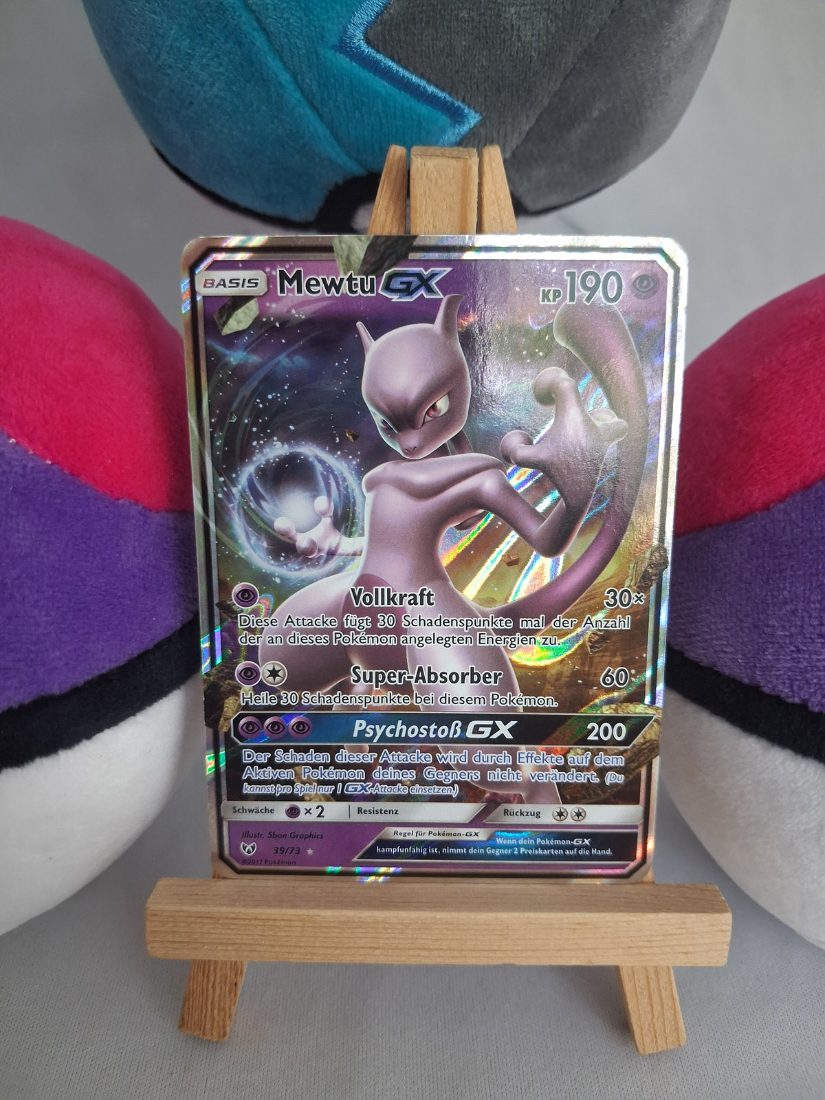 Mewtu GX - Schimmernde Legenden (DE) - 39/73 - GX - GD-