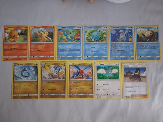 Majestät der Drachen Set 11 Karten mit Altaria - Majestät der Drachen (DE) - 40a/70 - Cosmic Holo - EX/GD
