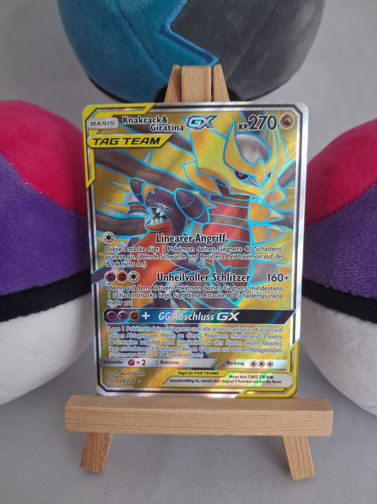 Knakrack&Giratina GX - Bund der Gleichgesinnten (DE) - 228/236 - GX Full Art - EX