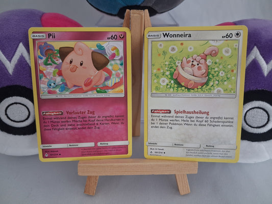 Pii und Wonneira - Kräfte im Einklang (DE) - 131+161/214 - Non Holo - EX