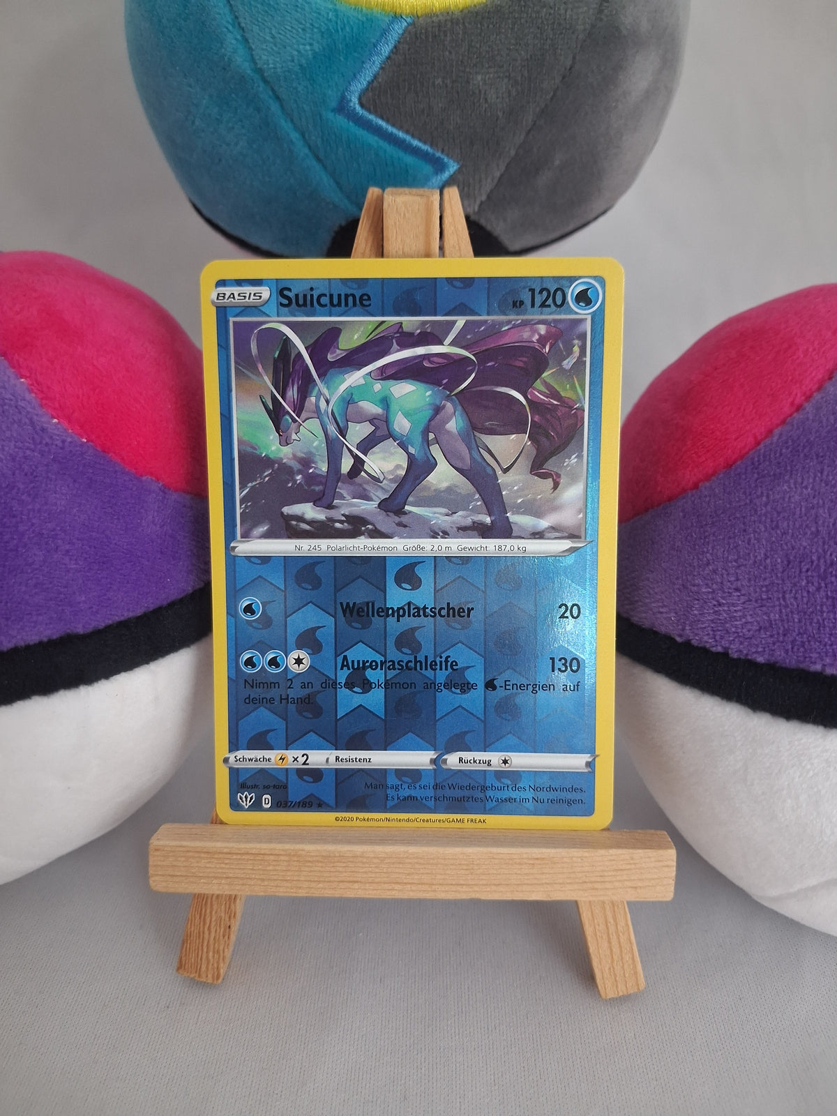 Suicune - Flammende Finsternis (DE) - 037/189 - Reverse Holo - NM
