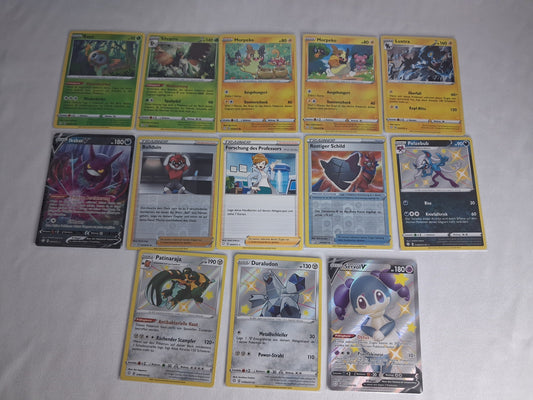 Glänzendes Schicksal Set mit Servol V - Glänzendes Schicksal (DE) - SV114/SV122 - V Shiny - NM