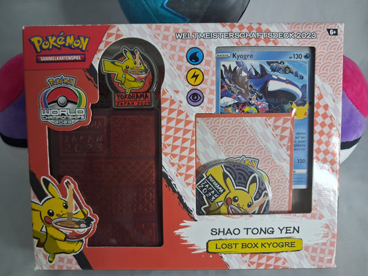 Japan 2023 World Championship Deck Shao Tong Yen Kyogre Holo - 2023 - Sealed