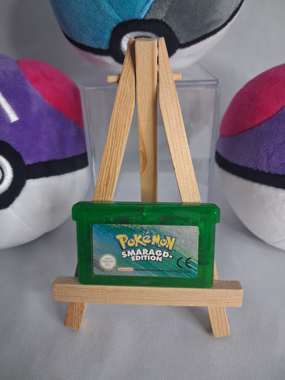 Pokémon Smaragd - Gameboy Advance SP - 2005 - nur Modul - speichert nicht - DE