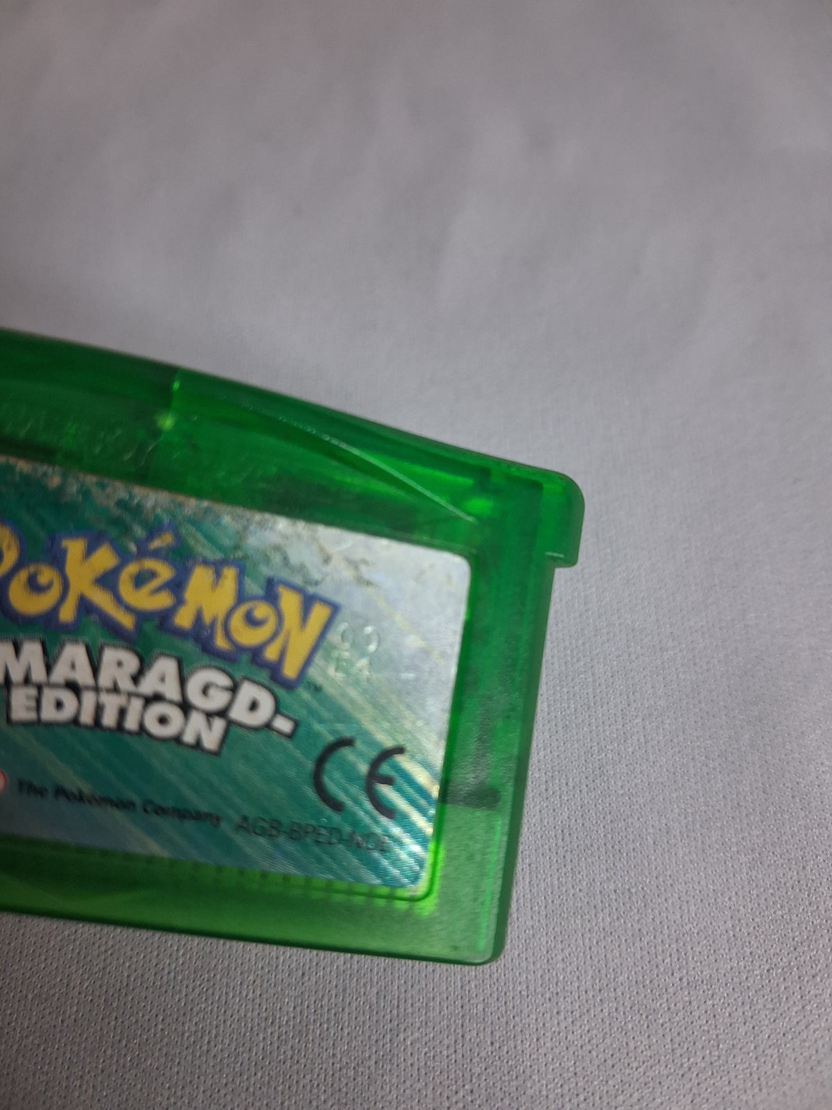 Pokémon Smaragd - Gameboy Advance SP - 2005 - nur Modul - speichert nicht - DE