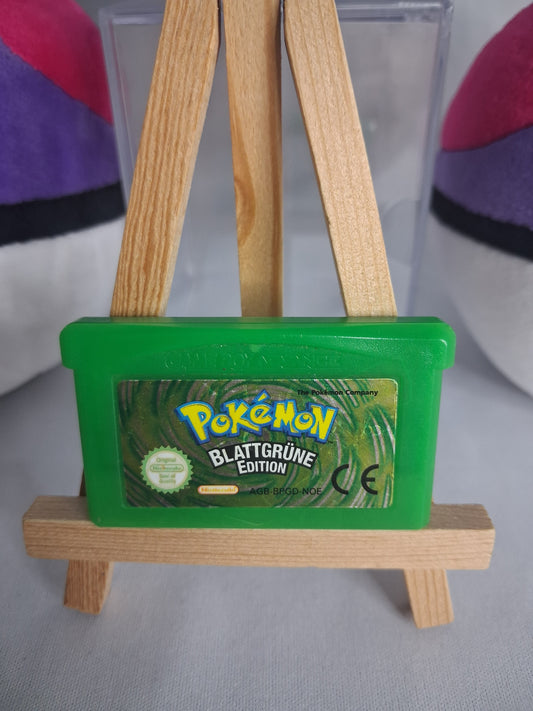 Pokémon Blattgrüne Edition - Gameboy Advance SP - 2005 - nur Modul - speichert nicht - DE
