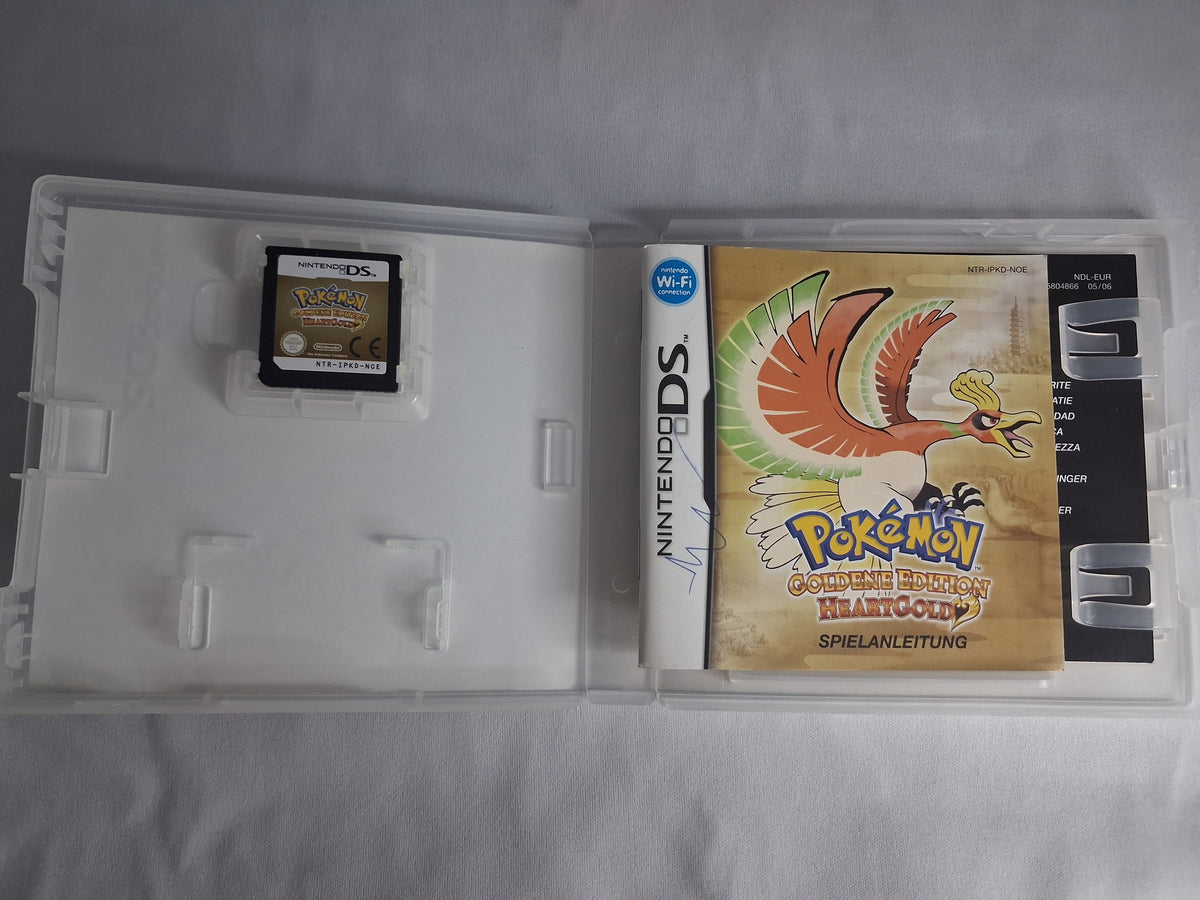 Pokémon HeartGold Goldene Edition - Nintendo DS - 2010 - Modul + Hülle und Inlay - DE