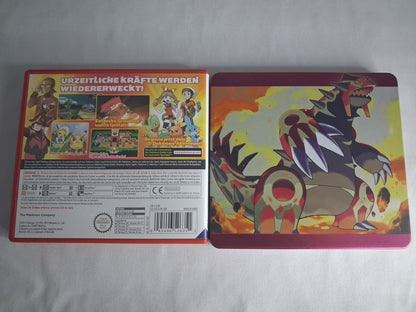 Pokémon Omega Rubin - Nintendo 3DS - 2014 - Modul + Hülle, Inlay und Steelbook - Spiel defekt - EN