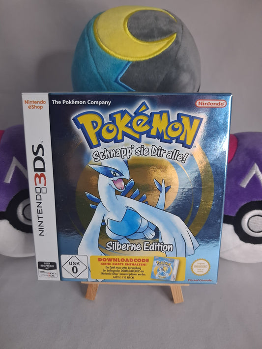 Pokémon Silberne Edition Virtual Console - Nintendo 3DS - 2017 - Verpackung inkl. Benutztem Code