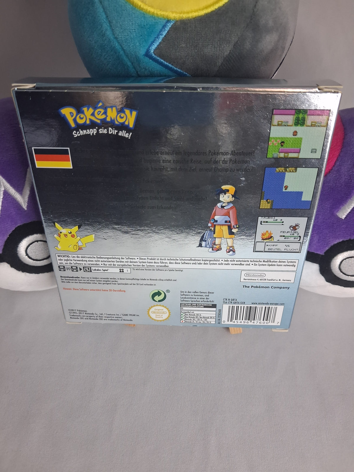 Pokémon Silberne Edition Virtual Console - Nintendo 3DS - 2017 - Verpackung inkl. Benutztem Code