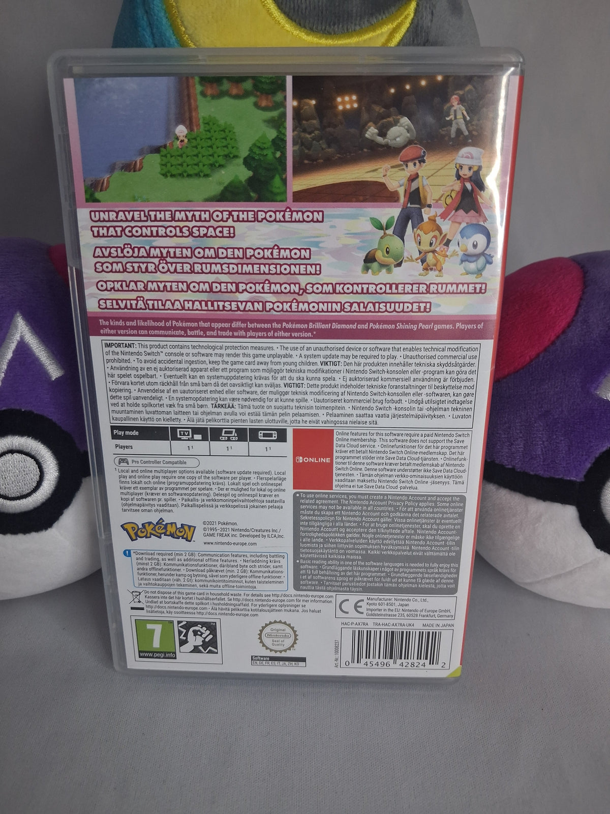 Pokémon Leuchtende Perle - Nintendo Switch - 2021 - Modul und Hülle - DE
