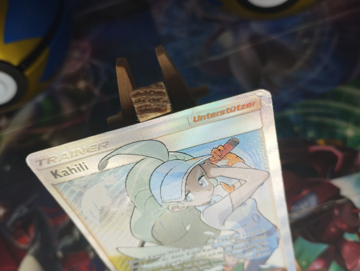 Pokémon Kahili Trainer Fullart 210/214 Echo des Donners DE PSA PL