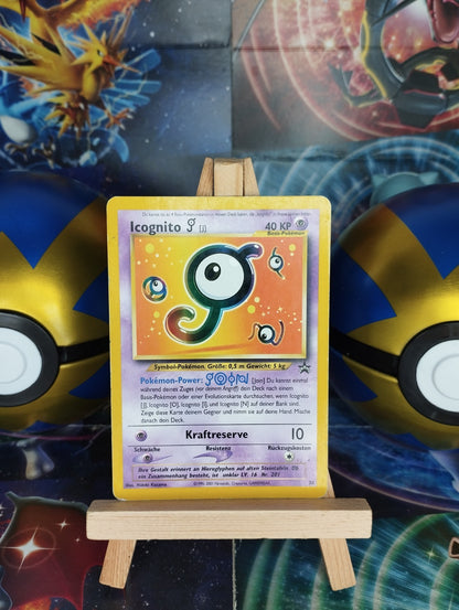 Pokémon Karte Icognito (WP 38) WOTC Wizards Promo 38 Unown PSA DE PL