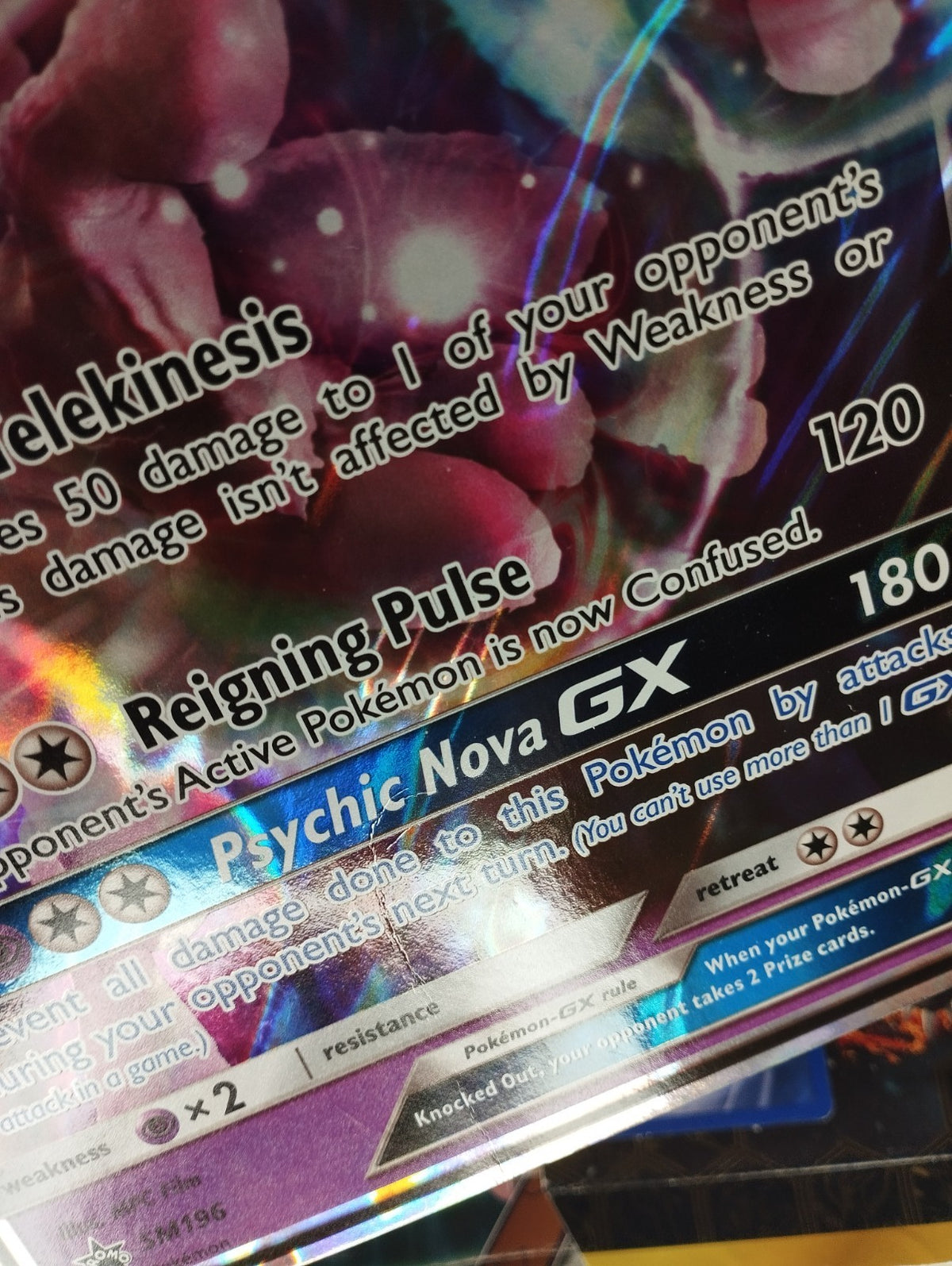 Pokémon Mewtwo GX SM196 Movie Film Promo Jumbo Oversize XXL EN PSA Mewtu NM EX
