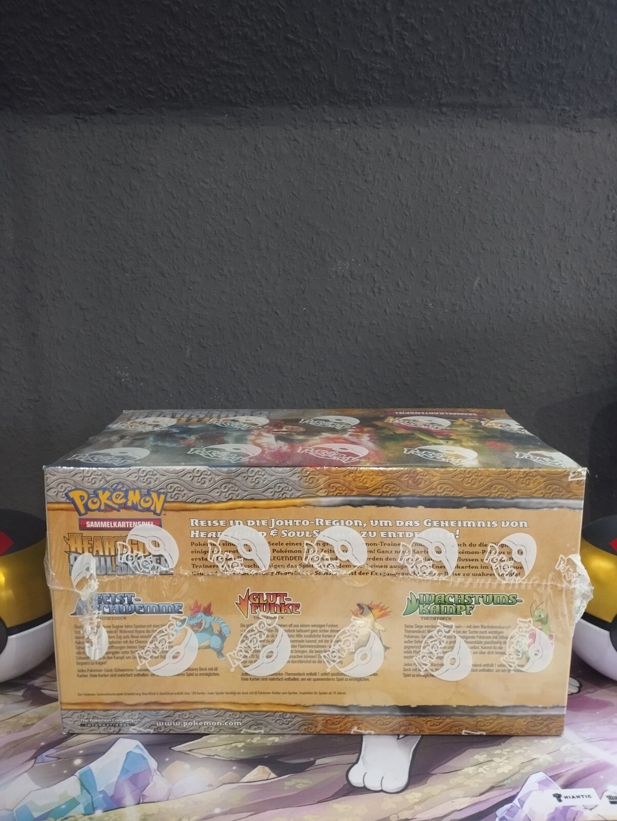 Pokémon Heartgold Soulsilver Base Themendeck Display Sealed 12 Decks DE OVP WOTC