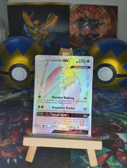Pokémon Schabelle GX 158/156 Ultra Prisma DE PSA LP PL Pheromosa Rainbow