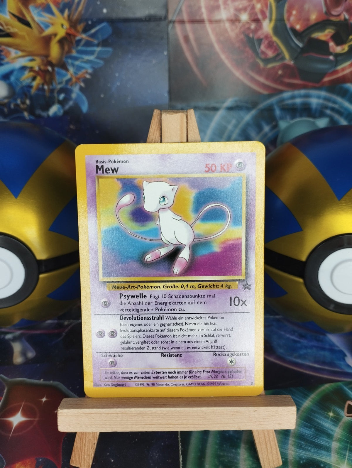 Pokémon Karte Mew Wizards Promo 8 Non Holo WOTC PSA EX DE