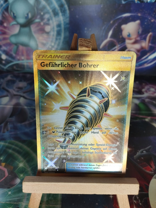 Pokémon Gefährlicher Bohrer Trainer Gold 192/181 DE PSA Teams sind Trumpf EX
