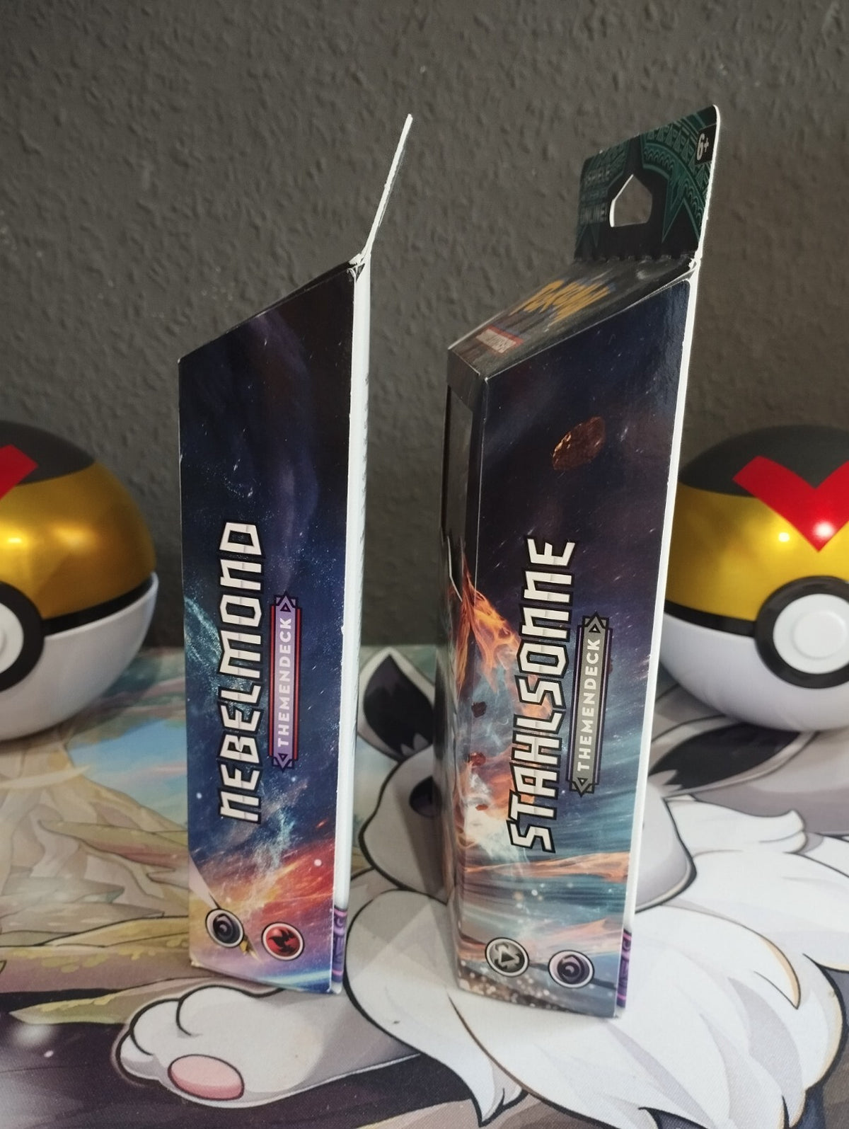Pokémon Stunde der Wächter Themendeck Set x2 Neu OVP Stahlsonne Nebelmond DE PSA