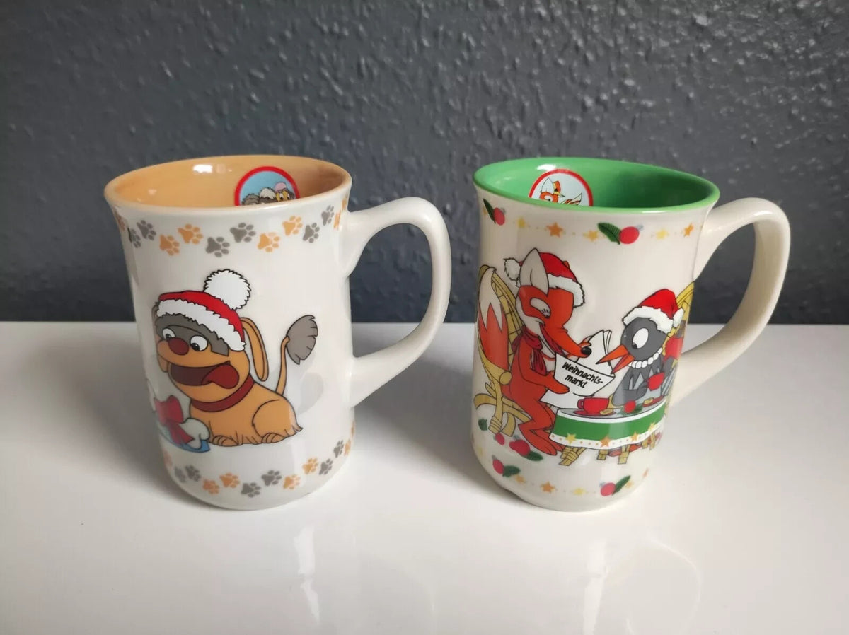 Glühweintassen Weihnachtsmarkt Leipzig; Herr Fuchs und Frau Elster + Moppi 2020