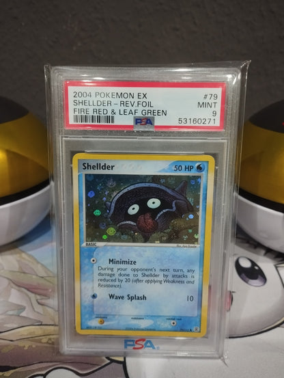 Pokémon Karte Shellder 79/112 Reverse Holo Firered Leafgreen PSA 9 WOTC PSA EN