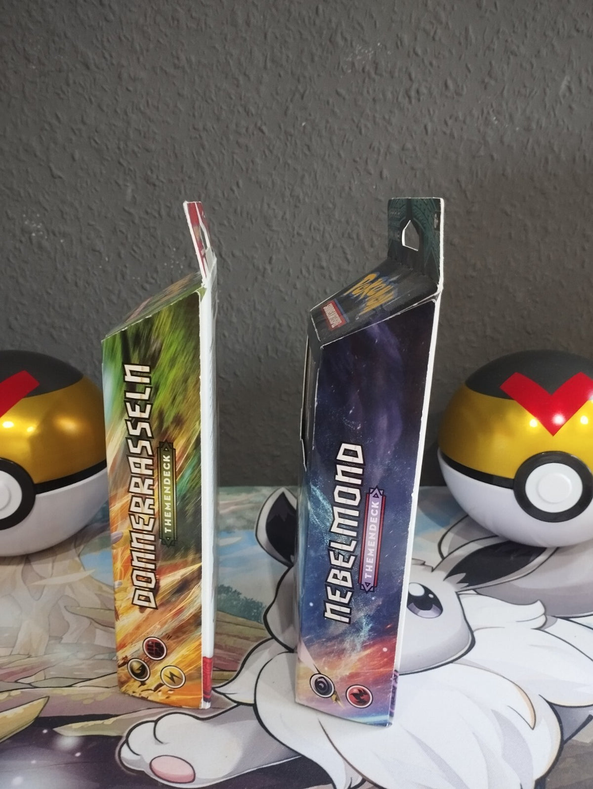 Pokémon Stunde der Wächter Aufziehen der Sturmröte Themendeck x2 Neu OVP DE Set