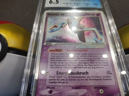 Pokémon Karte Deoxys ex 97/107 ex Deoxys PSA CGC 6,5 EX NM Ultra Rare Deutsch DE