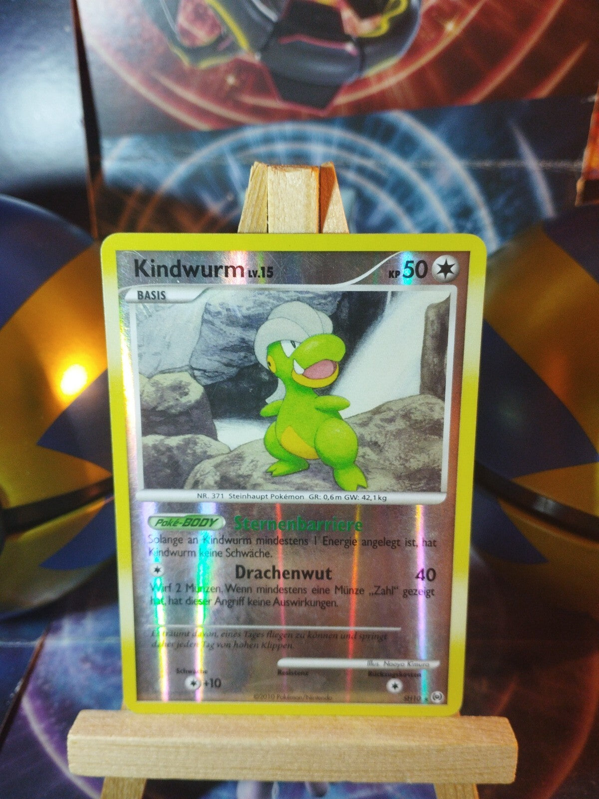 Pokémon Karte Kindwurm Lv. 15 Bagon Lv. 15 SH10 Shiny Platin Platinum Arceus PSA