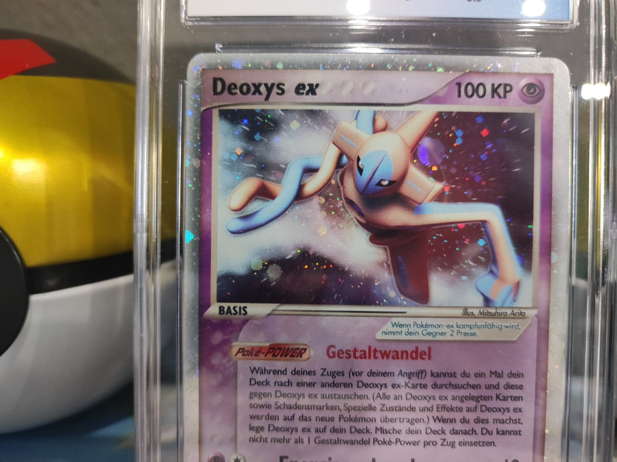 Pokémon Karte Deoxys ex 97/107 ex Deoxys PSA CGC 6,5 EX NM Ultra Rare Deutsch DE