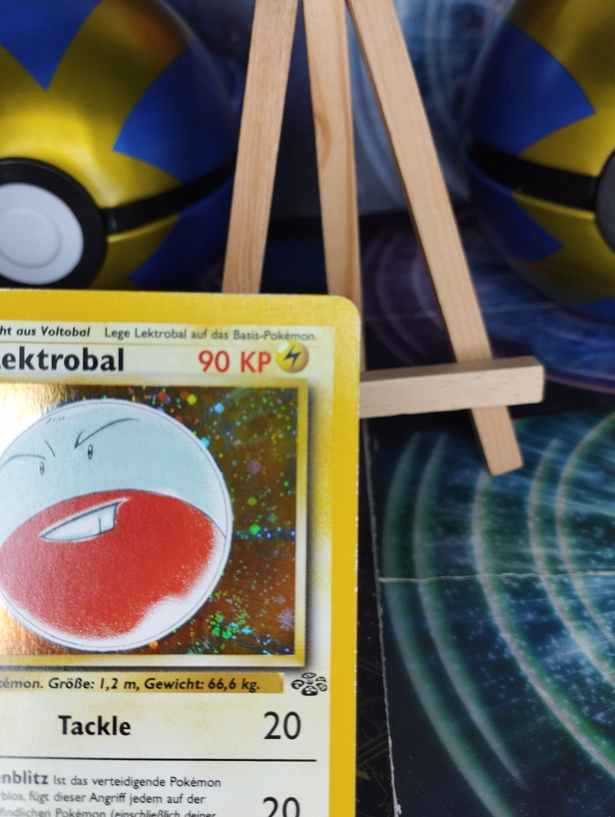 Pokémon Karte Lektrobal 2/64 Jungle Electrode WOTC Booty Swirl Holo PSA DE GD- 