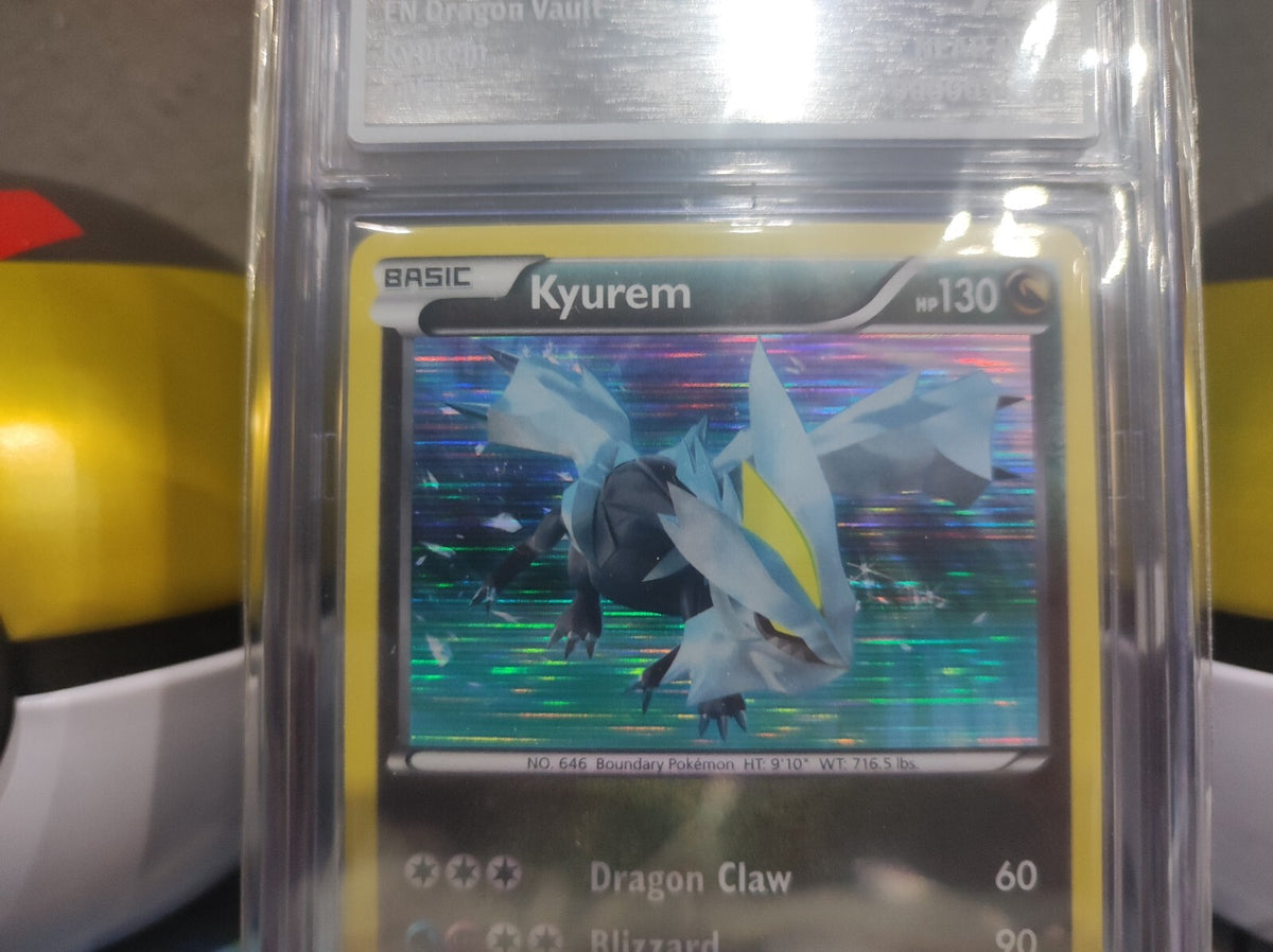 Pokémon Karte Kyurem Holo 21/20 Secret Rare Dragon Vault PSA AOG 7,5 NM 2012 EN