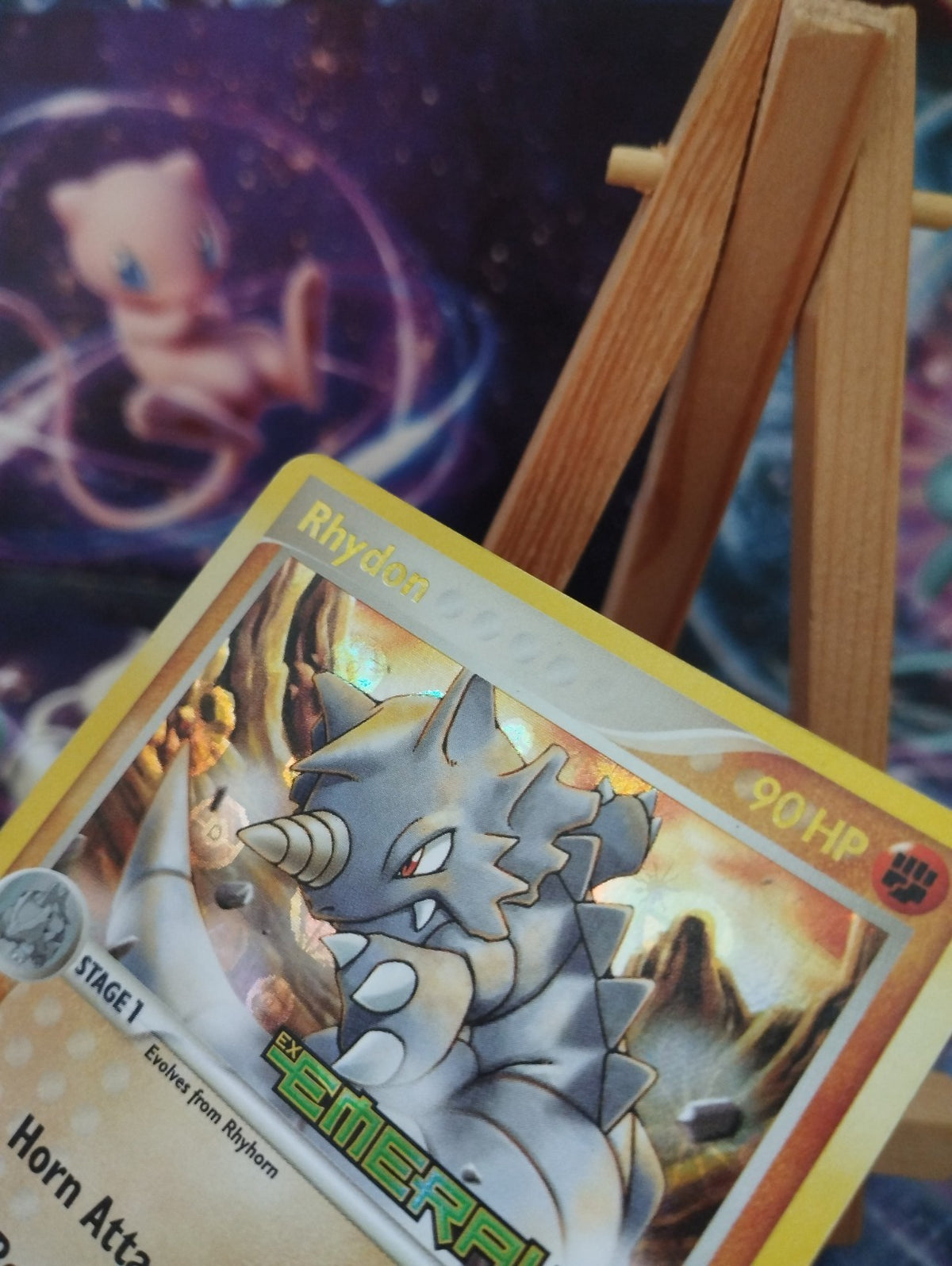 Pokémon Karte Rhydon 19/106 Reverse Holo Stamp ex Emerald Rizeros EN PSA GD