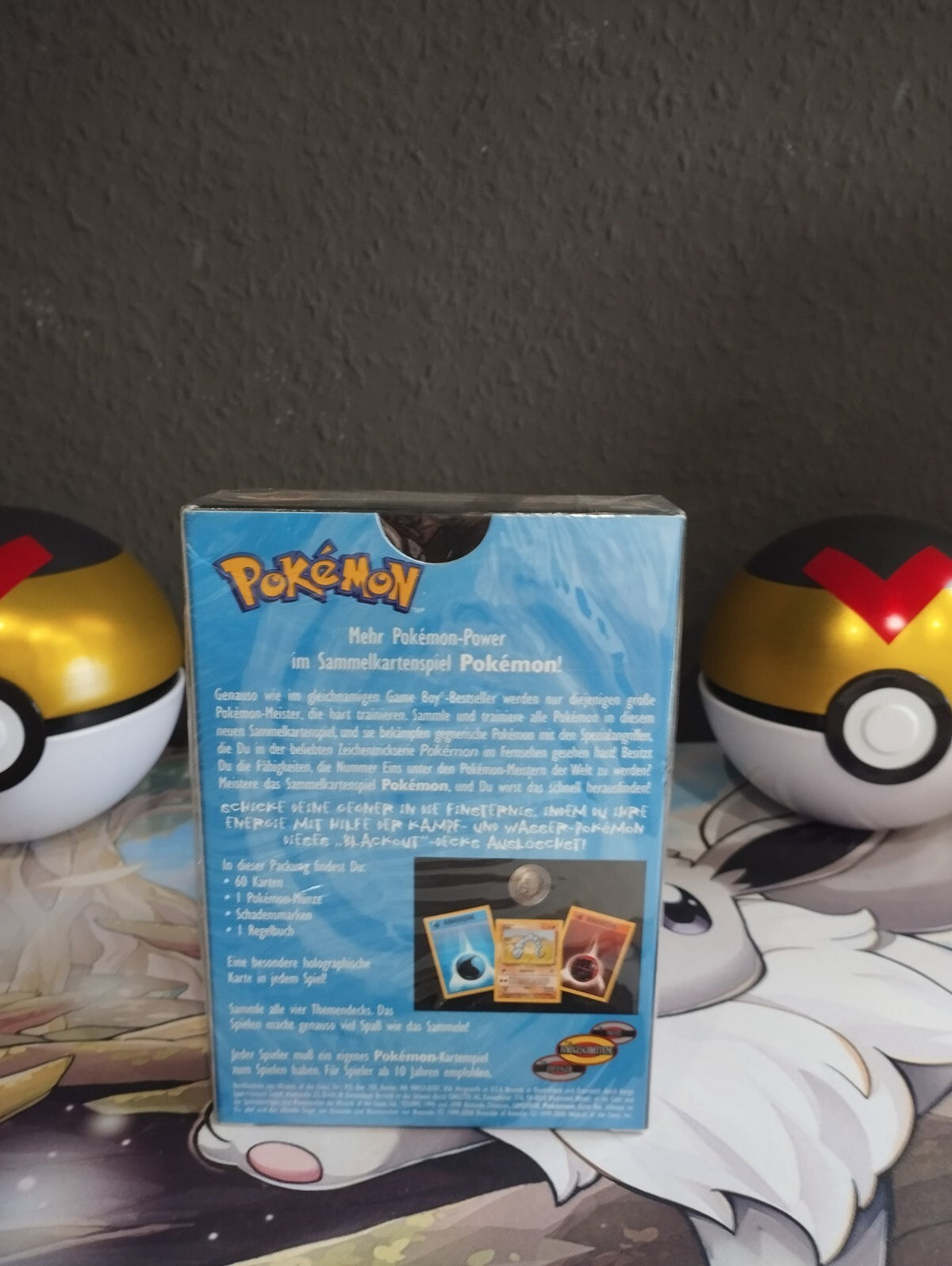 Pokémon Blackout Themendeck Base Set Deutsch Neu OVP Sealed Schiggy WOTC DE Kit