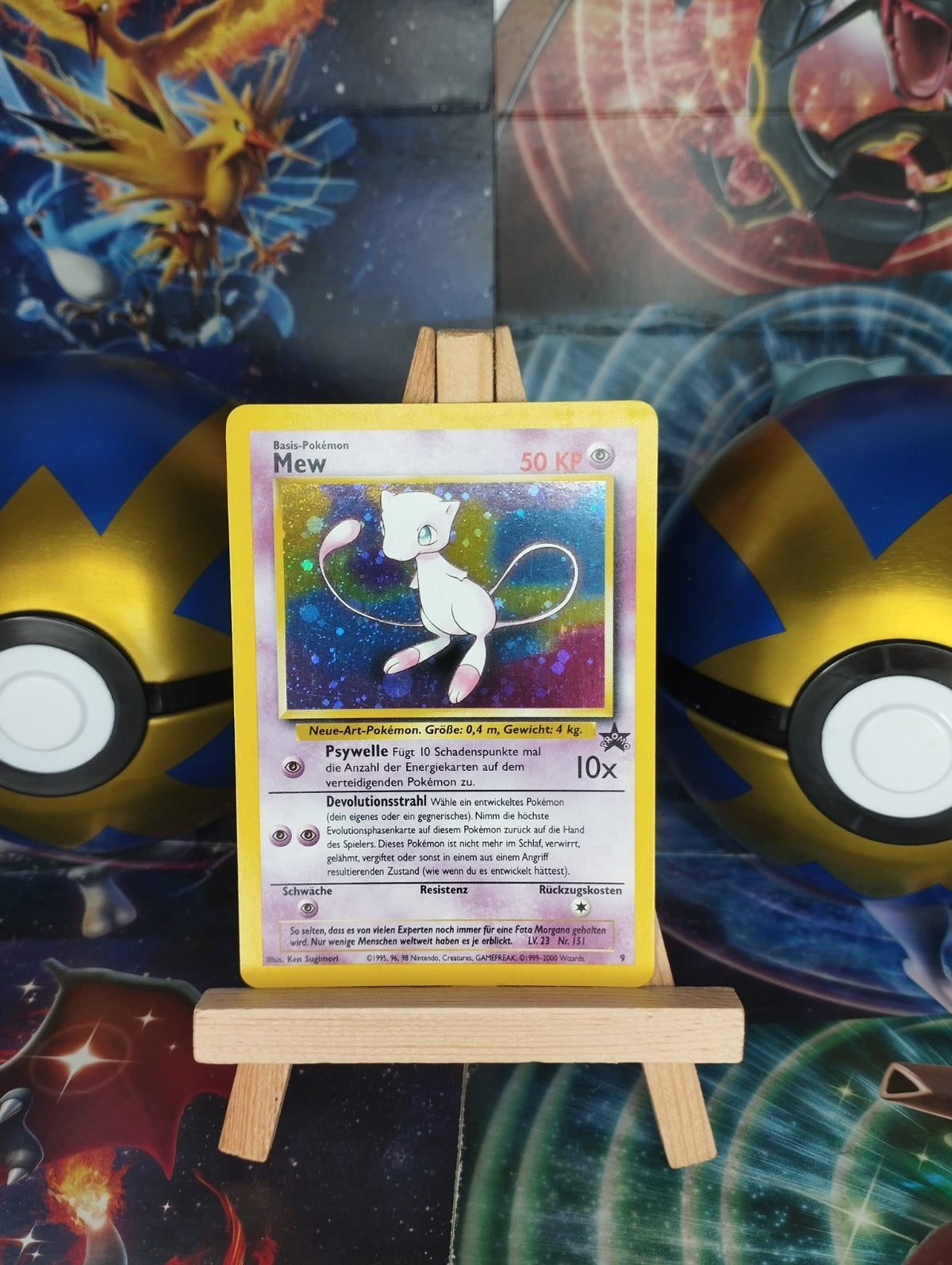 Pokémon Karte Mew Wizards Promo 9 Holo WOTC PSA DE NM- #3