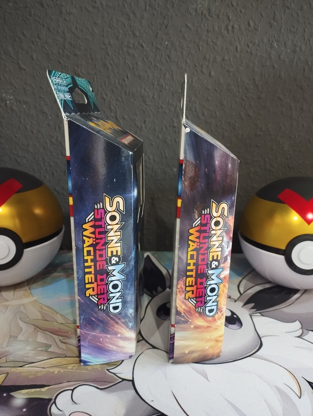 Pokémon Stunde der Wächter Themendeck Set x2 Neu OVP Stahlsonne Nebelmond DE PSA