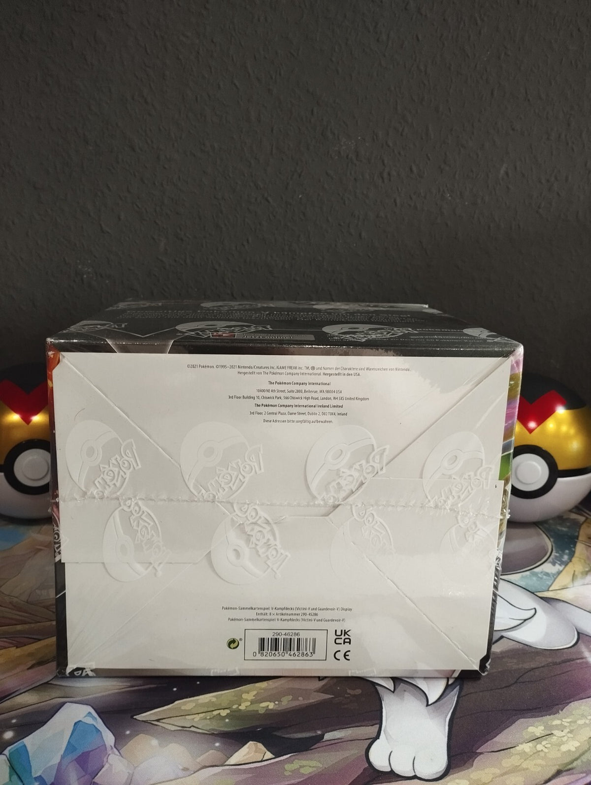Pokémon V Kampf-Deck Display x8 OVP Neu Victini V Guardevoir V DE PSA Sealed Box