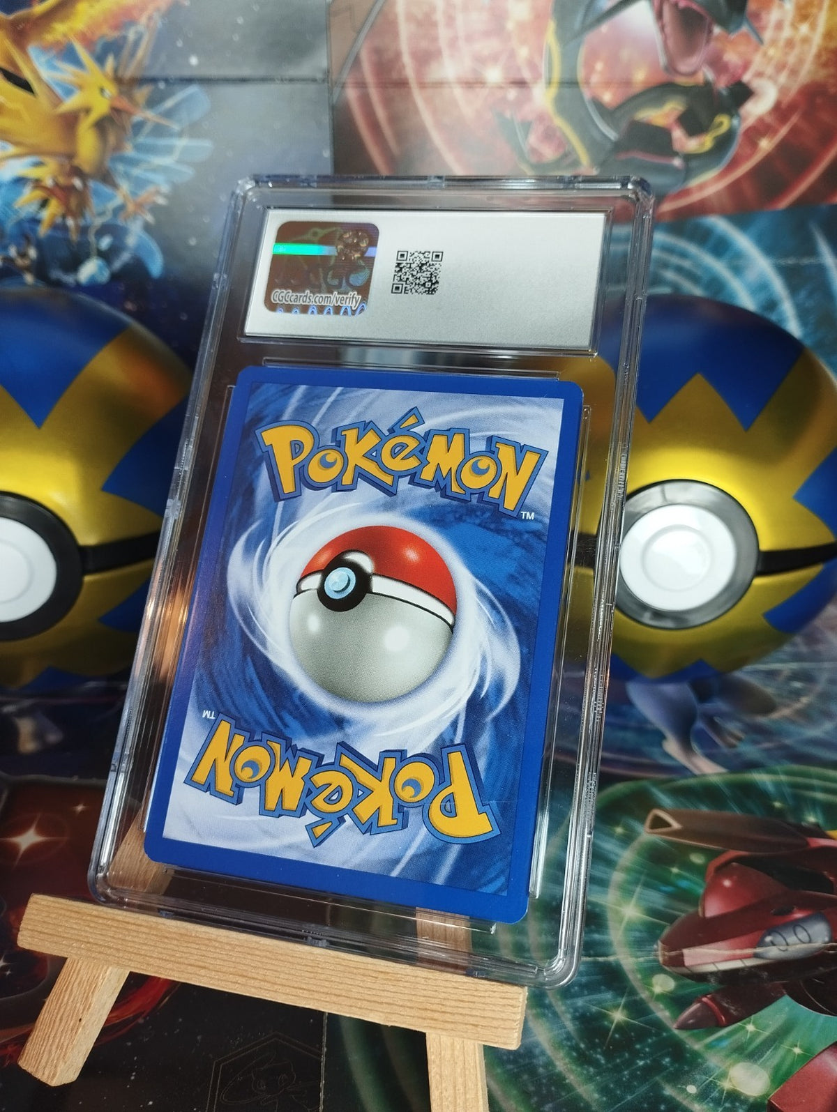 Pokémon Karte Raikou Neo Revelation 13/64 Holo WOTC DE Deutsch PSA CGC 9.5 Swirl