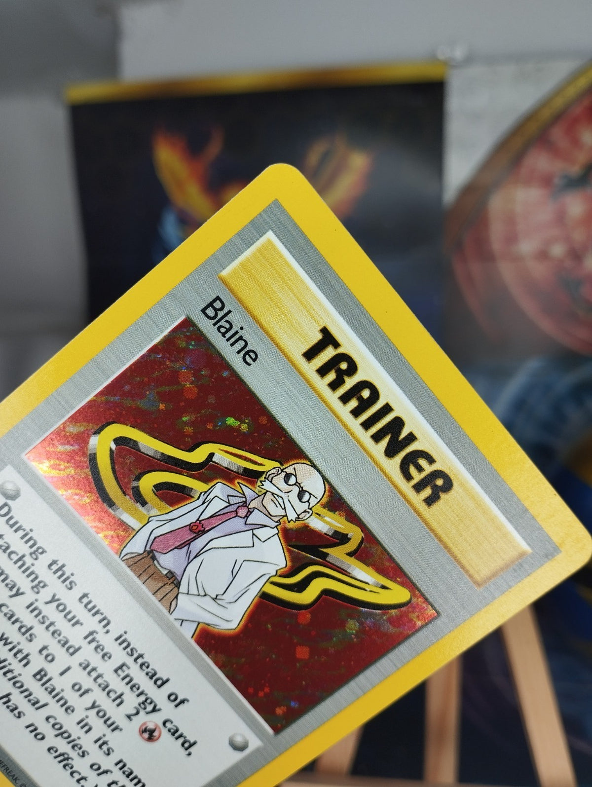 Pokémon Karte Blaine 17/132 Gym Challenge WOTC Holo PSA EN EX
