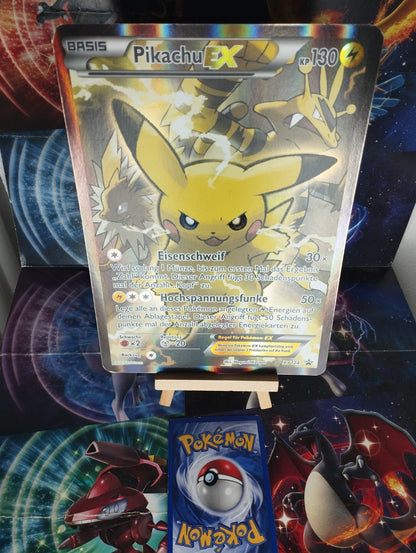 Pokémon Pikachu EX XY124 Promo Jumbo Oversize XXL DE PSA Excellent EX
