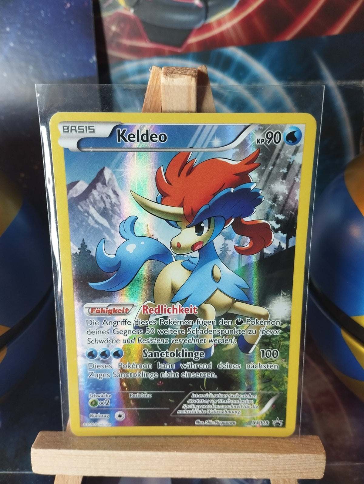 Pokémon Karte Keldeo XY118 Promo Fullart PSA WOTC DE XY EX